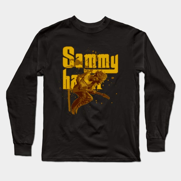 Sammy hagar \ Hard Rock || Guitarist Long Sleeve T-Shirt by Nana On Here